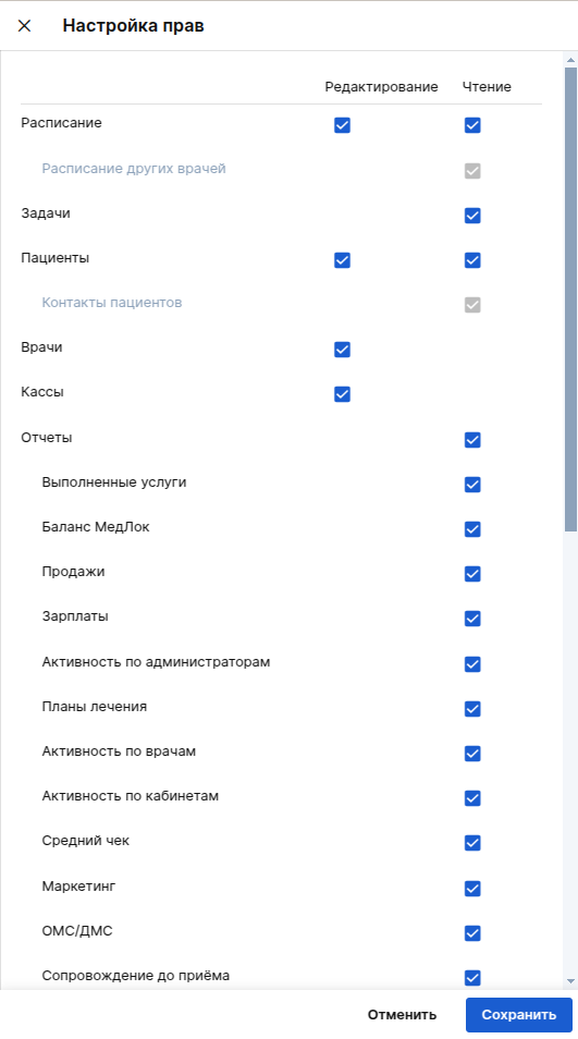 права доступа